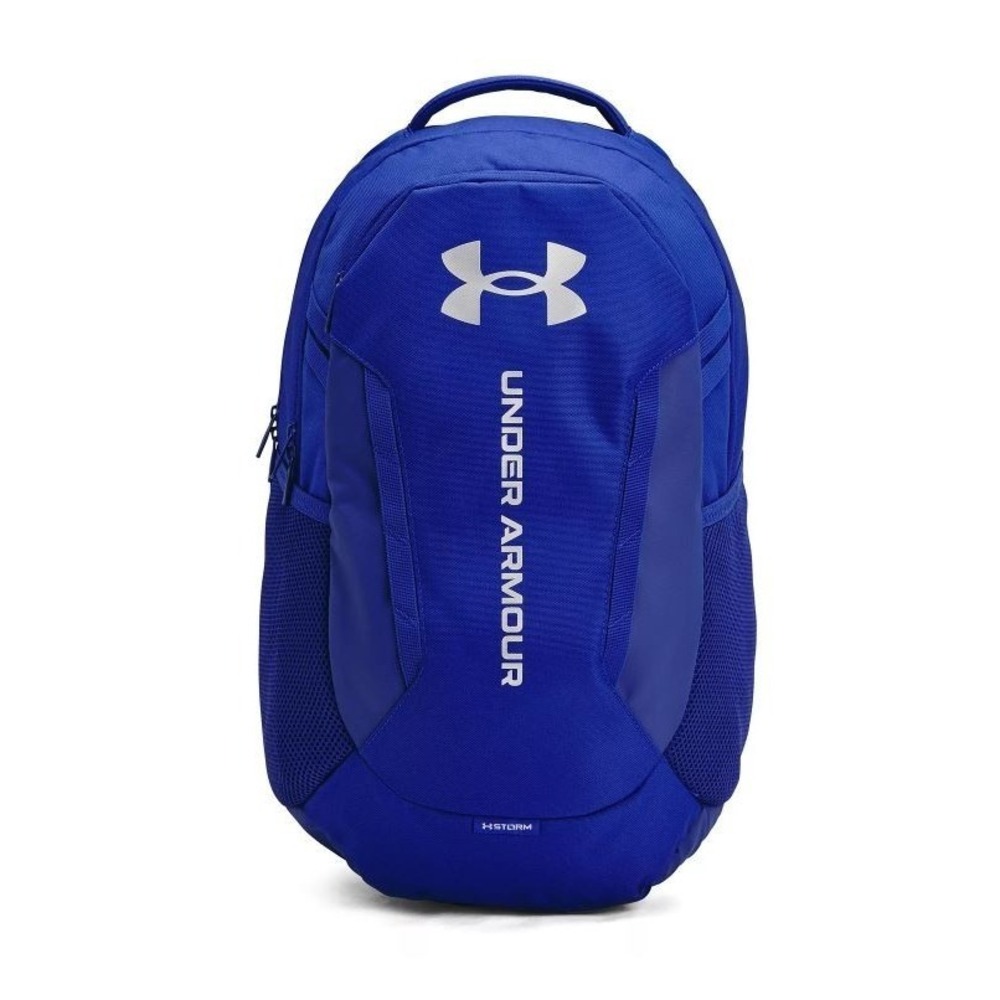 NEW Under Armour Hustle 6.0 Pro Backpack Royal Blue White School Travel Everyday